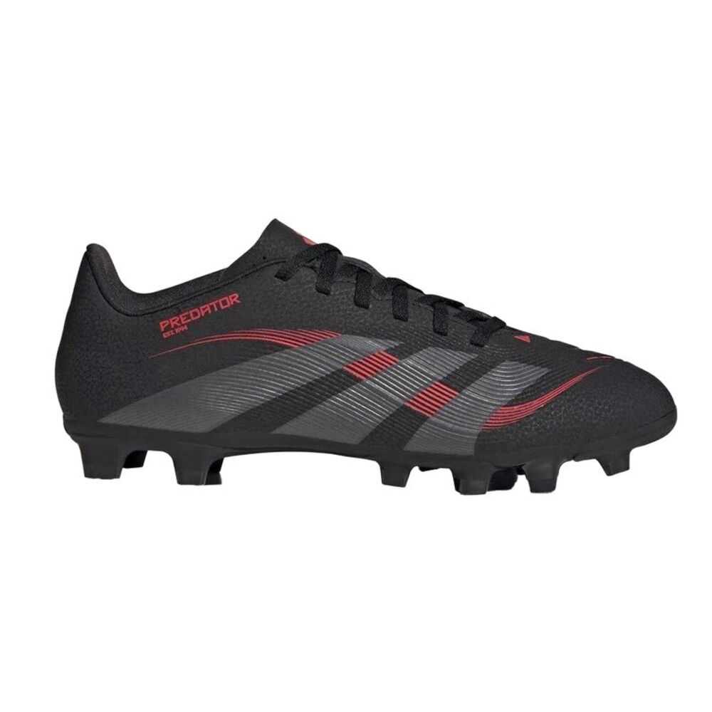 Adidas Mens Predator Club Firm Ground Football Boots / Black/Gray